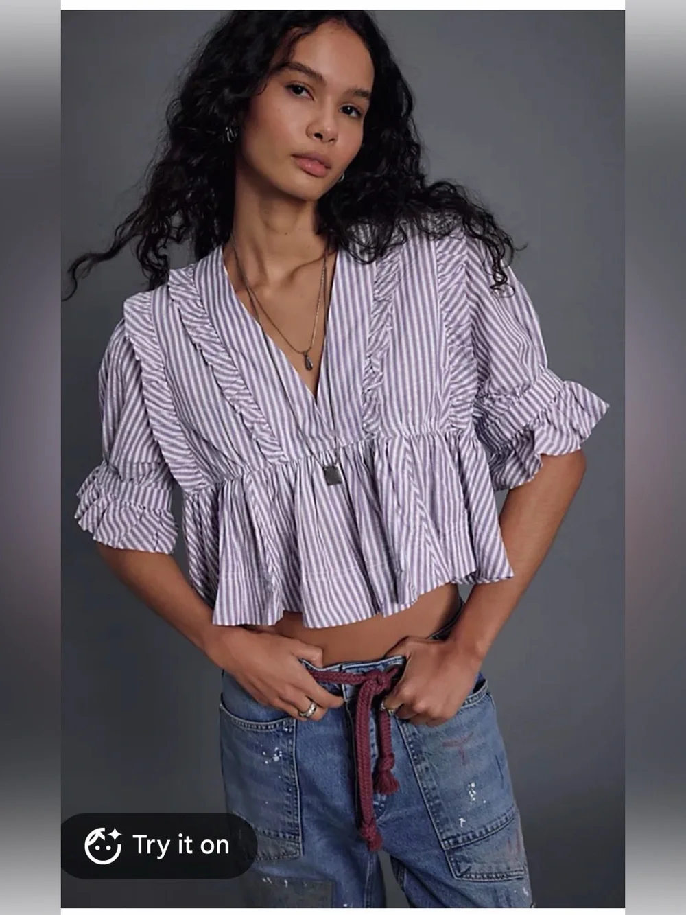 Free People Miley Cotton Top